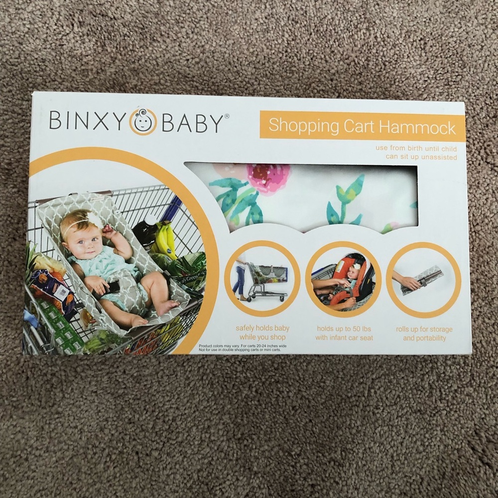Binxy baby shopping cart hammock